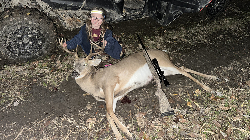 Jenna seals the deal on first buck