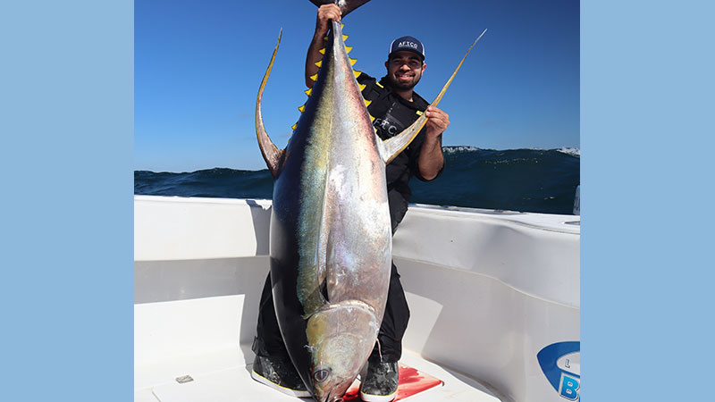 Andrew Mejia's yellowfin tuna