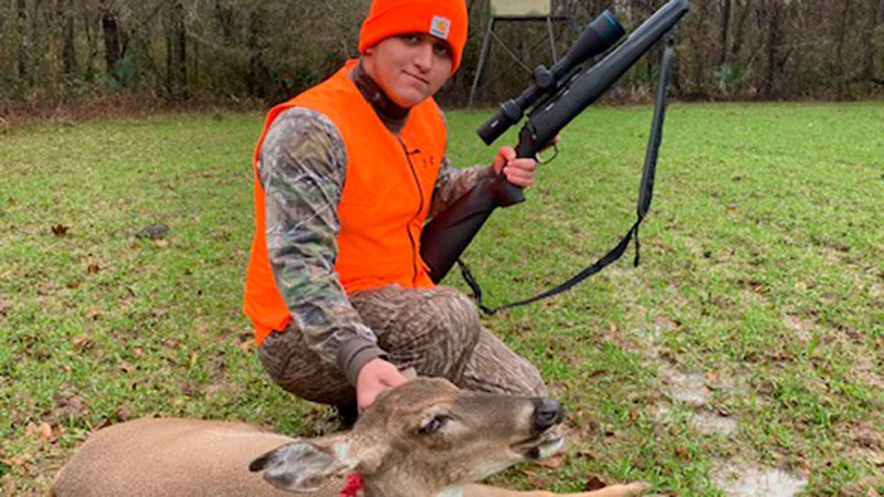 Tanner Landry on WMA Youth Lottery hunt