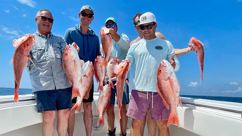 Red Snapper Jump Louisiana Sportsman