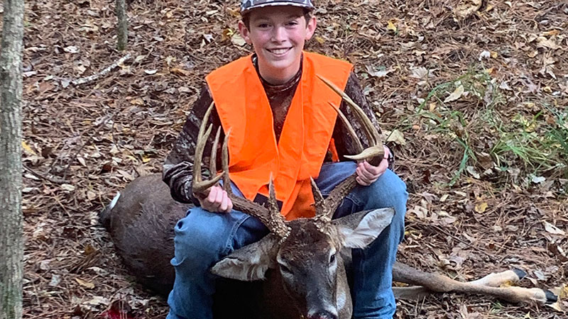 Cooper Maturin, 14, shot his best buck to date, his 11-point, on Nov. 8 in Claiborne Parish.