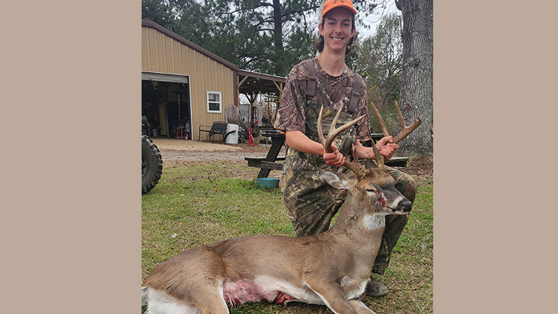 Andrew Barker got this big 11-point in Avoyelles Parish on Jan. 2, 2026.