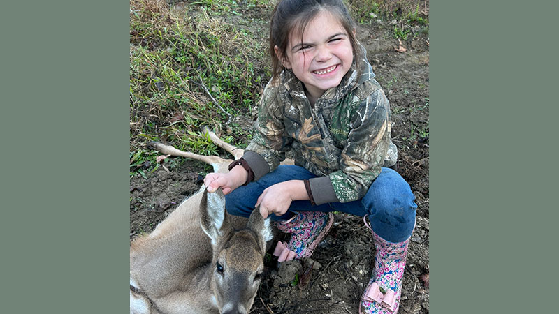 Hadley Sevin's first deer