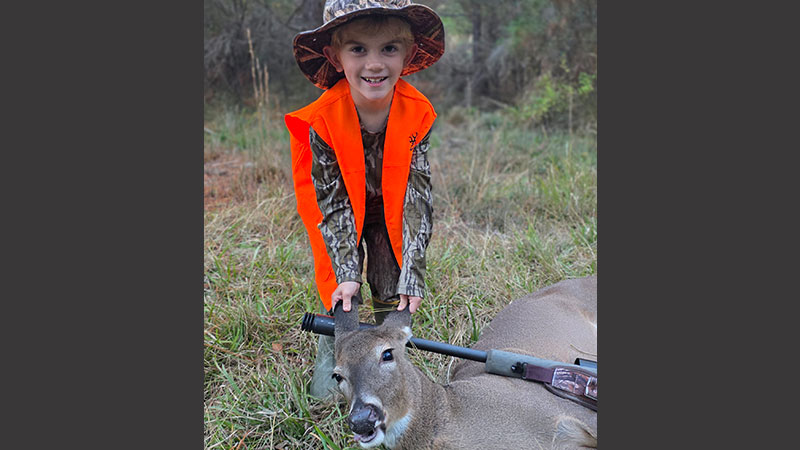 Bryar Kane Thompson's first deer