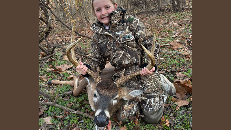 Mae Musso's first deer