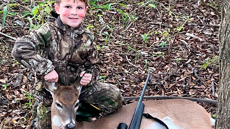 Trey Robin's first doe