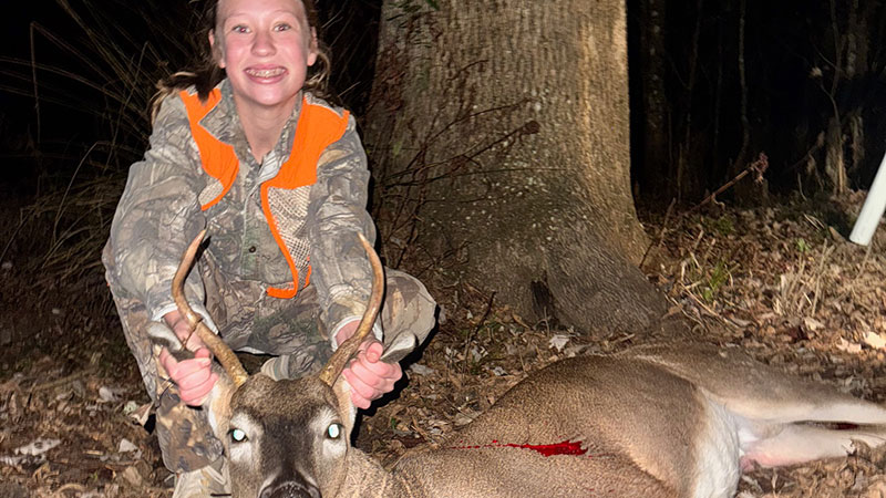 Allie Mena's first deer