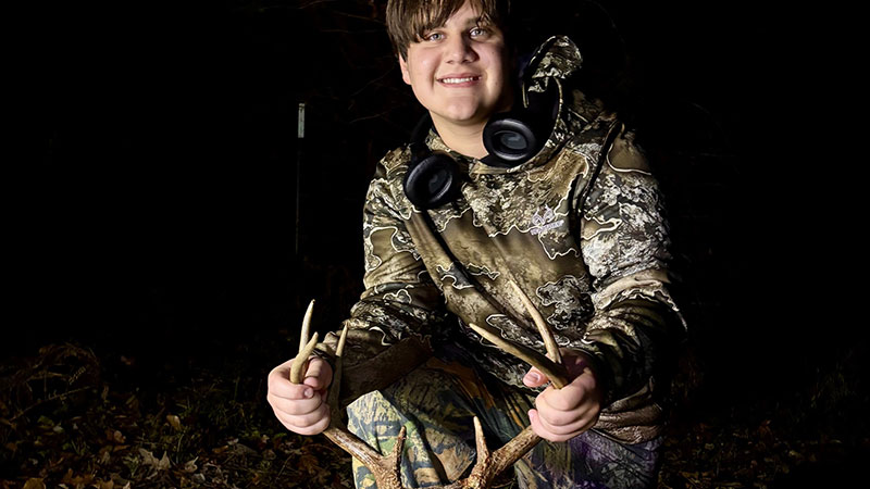 Jude Wilkewitz's first buck