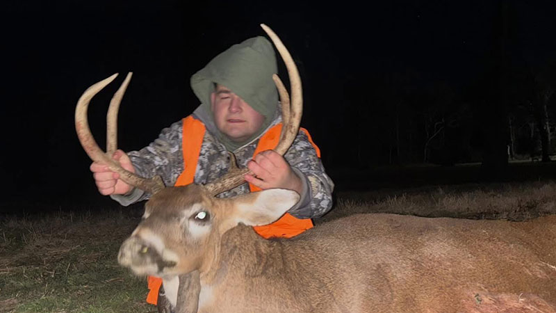 Cade Richard's first deer