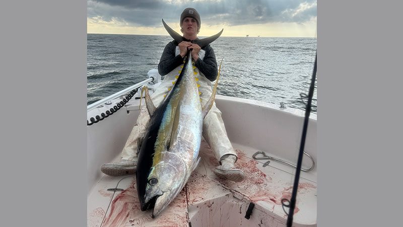 Parker Fisher Fitter's big yellowfin tuna