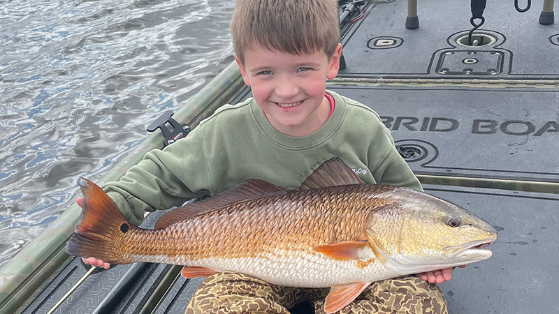 John Yelverton's first redfish