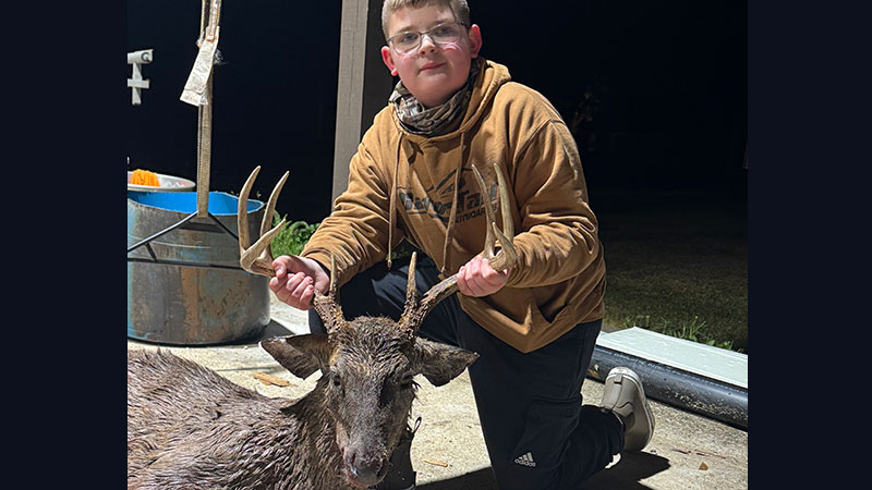 Cooper Sullivan killed his biggest buck to date on Jan. 25, 2026 in Area 9.