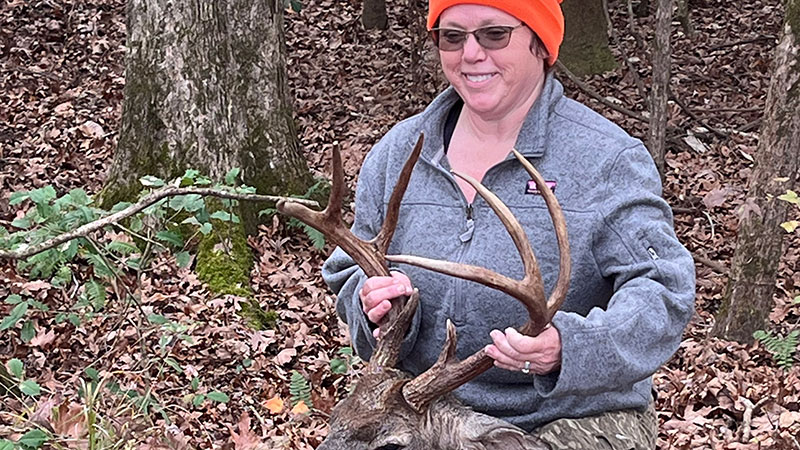 Anita Maddox's big Bienville Parish buck