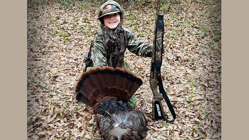 Cody Johnson's first turkey