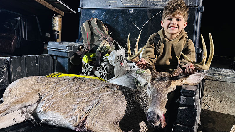 Parker Cashio's first deer