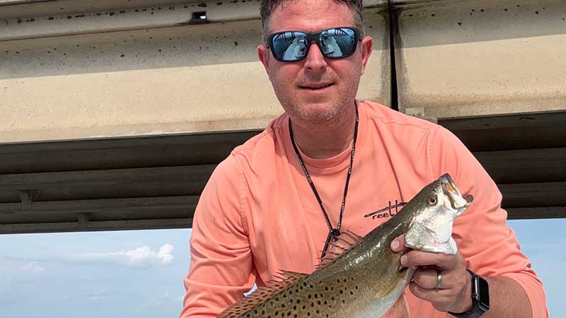 Brian Boudreaux's big Causeway trout