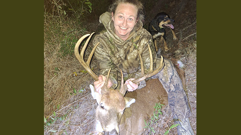 This big buck was shot by Sabrina Mayer on Nov. 29 in Area 3.