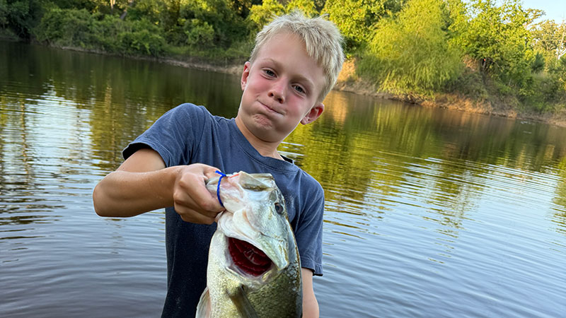 Rivers Tramonte's big bass