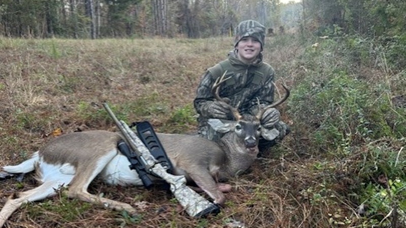 Andrew Reich's first buck