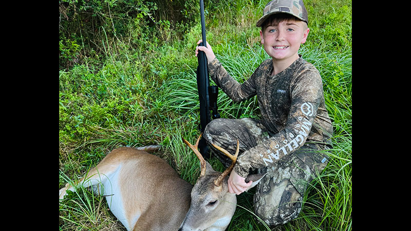 Rhett Young's first deer