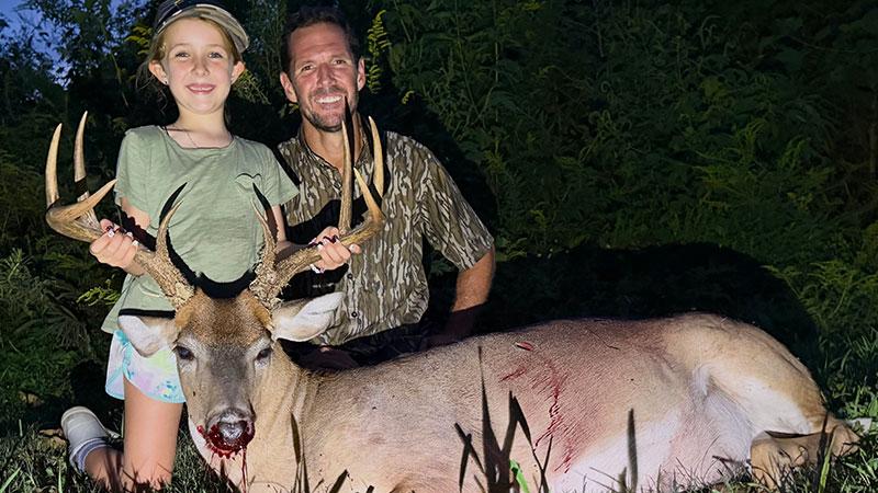 Cecilia Musso's big 8-point buck