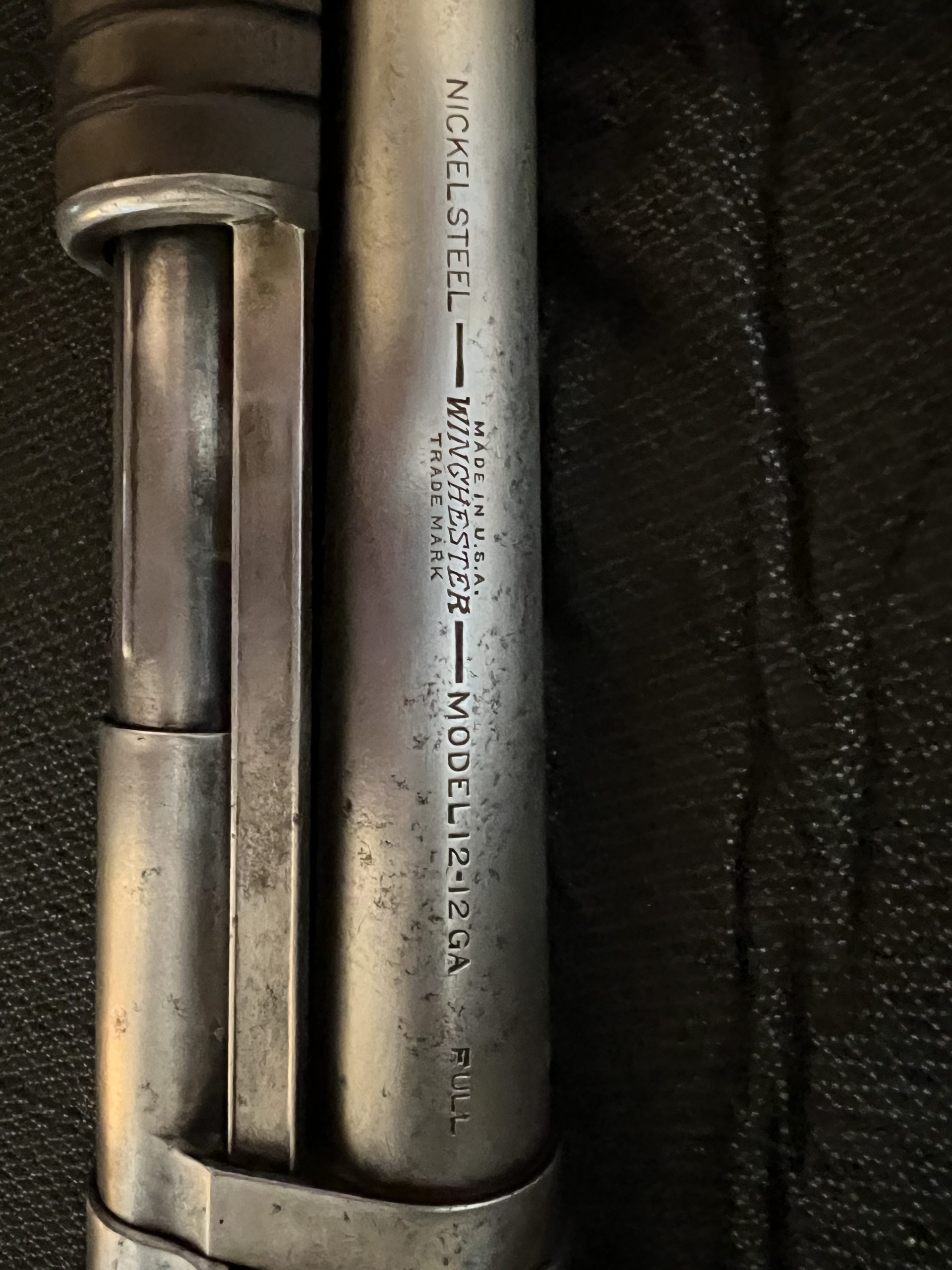 1927 Winchester Model 12 Nickel Steel