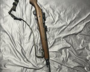 M1A (A.K.A M14) with a Steel Springfield Rail mount for Scope and Hard Case