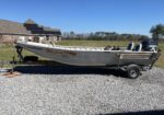 20 foot Solid fabrication boat. Sturdy. Engine runs great. Price NEGOTIABLE
