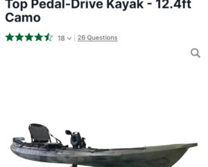 Ocean/Fresh Water Kayak (Hobie Eater)
