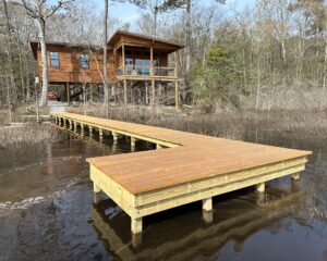 New Secluded Caney Lake Camp Available in May!
