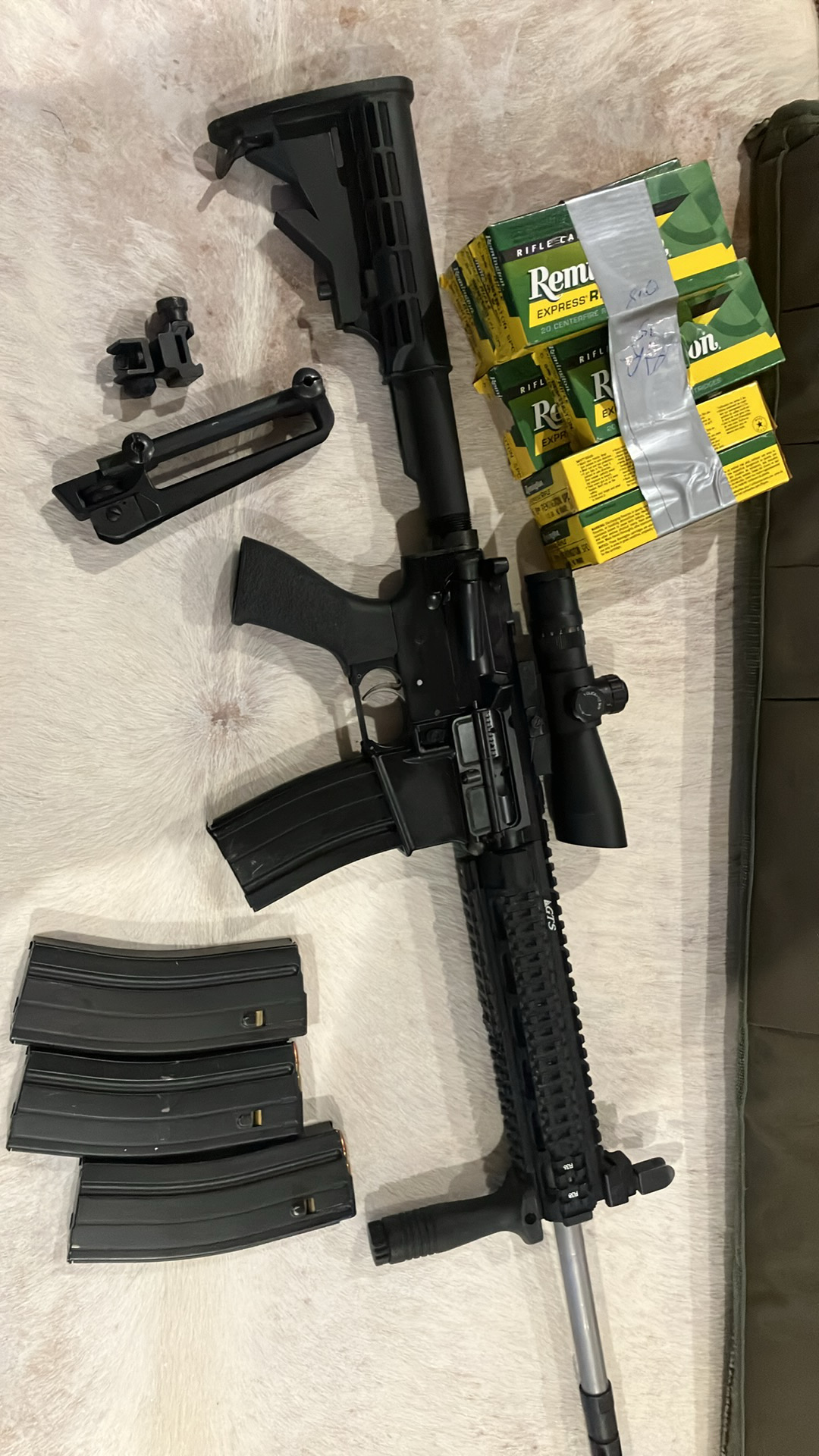 6.8 mm AR -15 and ammo