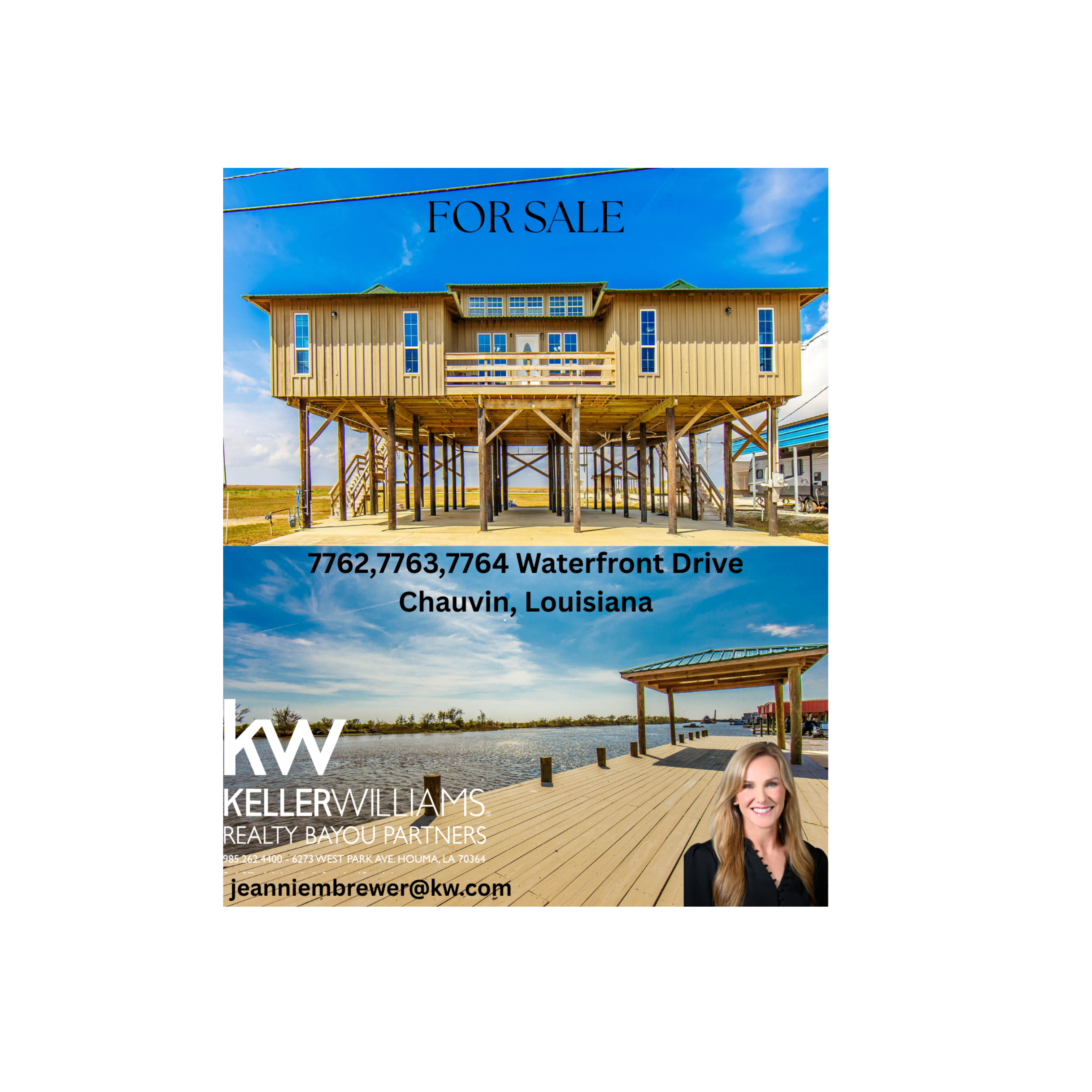 Cocodrie, Louisiana Camp FOR SALE (three properties in one sale) Newly Renovated