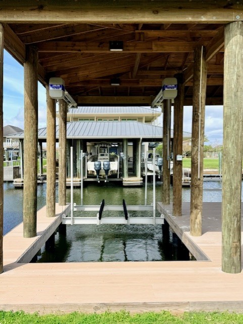 Lot with Double Boat Lift, Shell Beach, Ft. Beauregard Marina