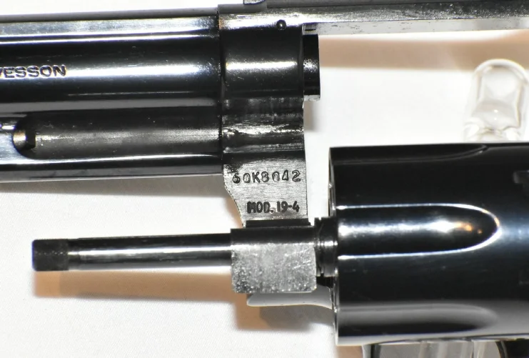 Smith & Wesson 19-4 357 Magnum.