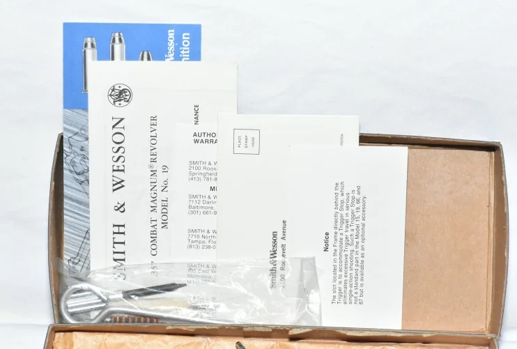 Smith & Wesson 19-4 357 Magnum.