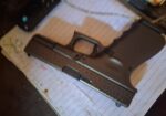 Davidson exclusive Gucci Glock has the sword on top bronze color made from Glock at the Glock Factory this is not redone afterwards somewhere else