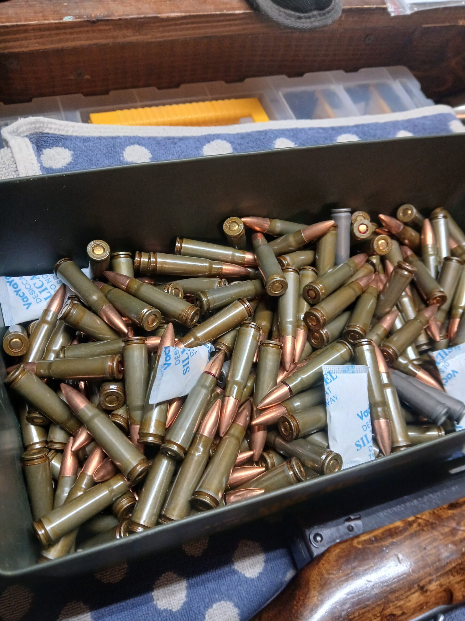 MINT CONDITION SKS, STRIPPER CLIPS,AMMO, AMMO POUCHES.