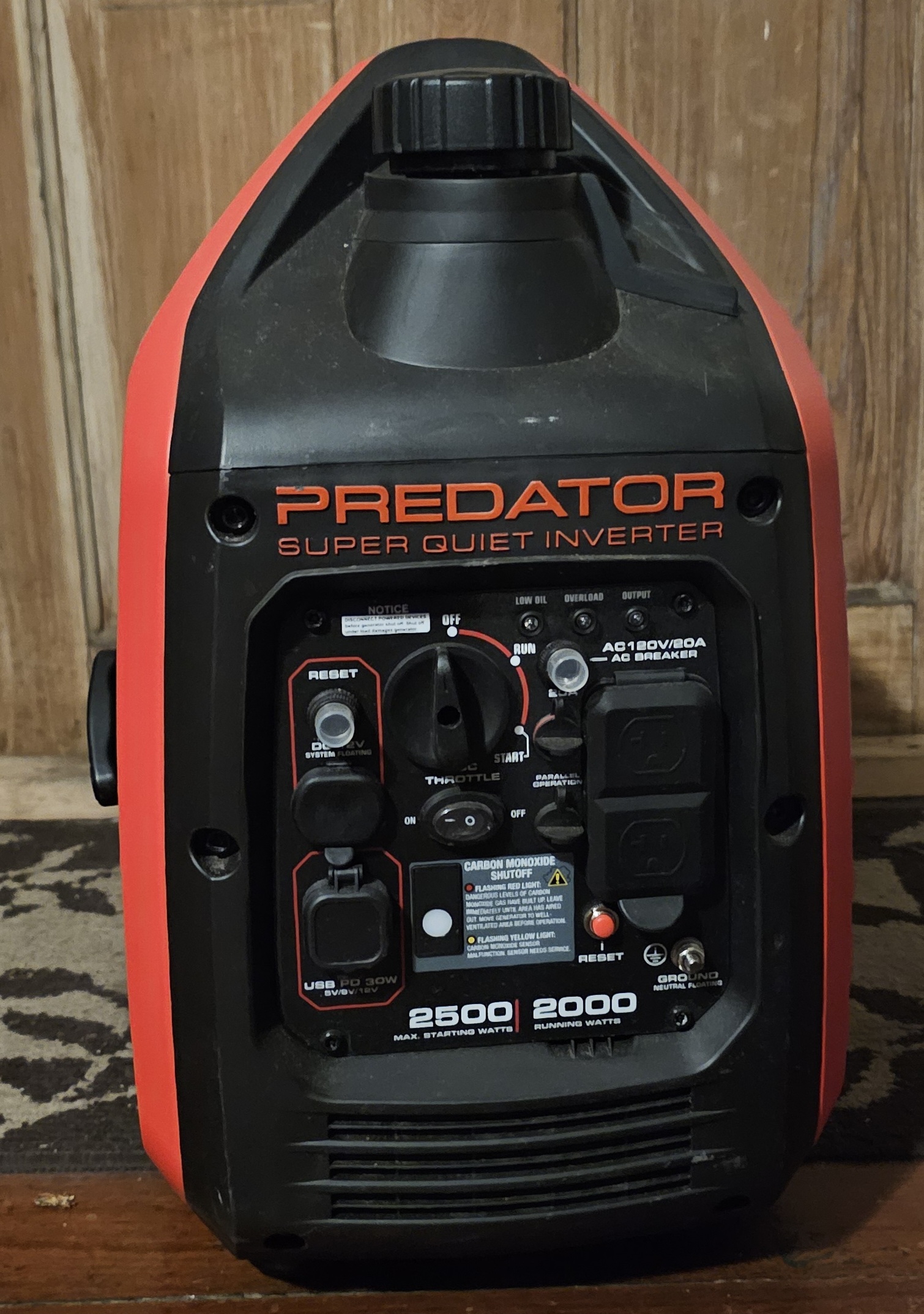 Predator 2500 generator