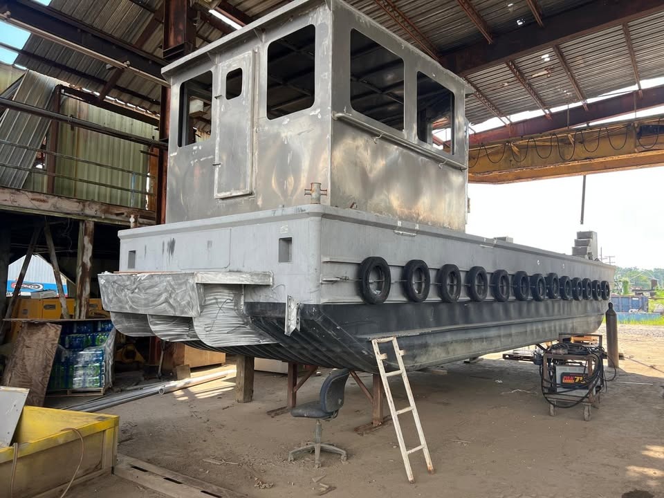 4.23.26 | Marine Auction | #108 • 40′ ALUMINUM NEW BUILD “MARSH MULE”