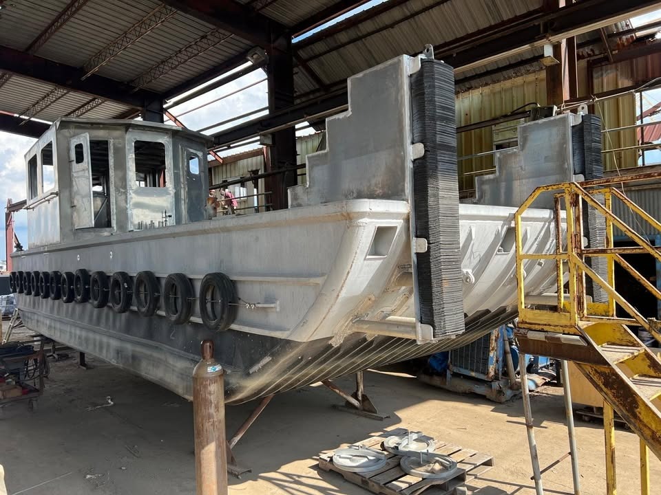 4.23.26 | Marine Auction | #108 • 40′ ALUMINUM NEW BUILD “MARSH MULE”