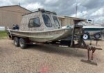 #101 • 20′ HEAVY-DUTY 2003 ALUMINUM CABIN BOAT WITH 90HP SUZUKI