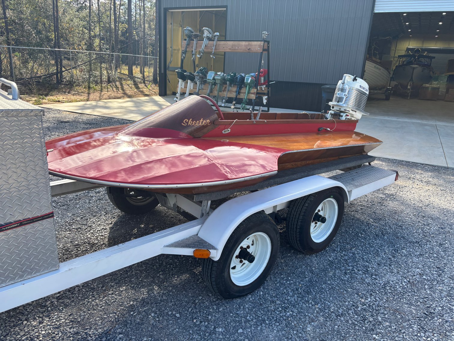 4.30.26 | #9546 • SKEETER” SID 10’, 6” CRAFT D-STOCK HYDROPLANE – MERCURY MARK 55H RACING ENGINE