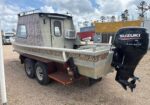 #101 • 20′ HEAVY-DUTY 2003 ALUMINUM CABIN BOAT WITH 90HP SUZUKI