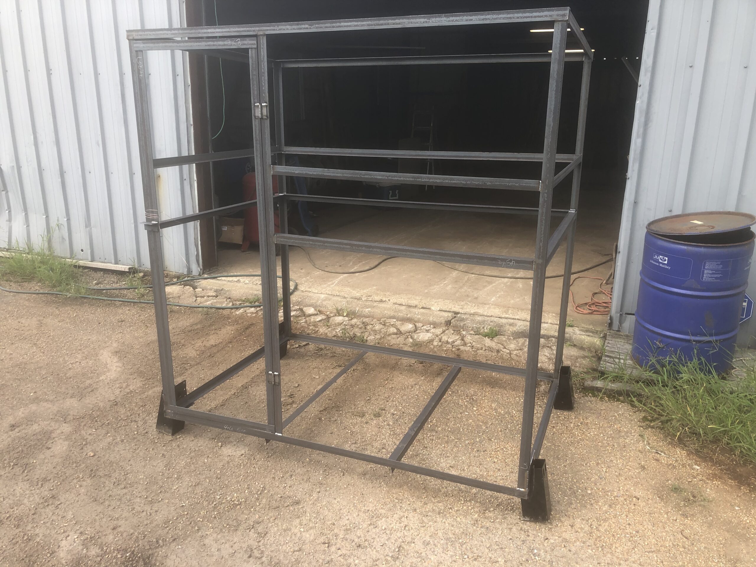 Quality all welded metal deer box frames and bases.