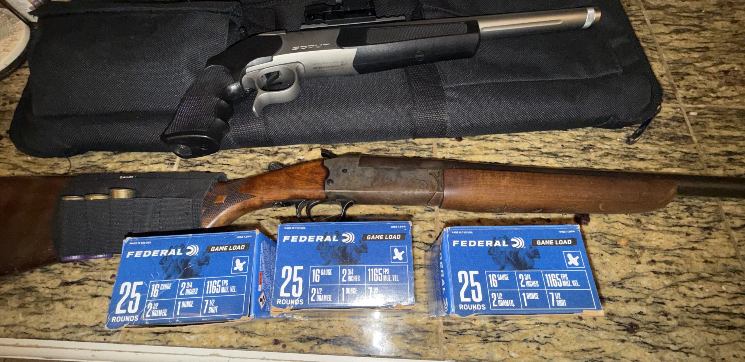 CVA Scout 350 Legend & Stevens 16G Single Shot