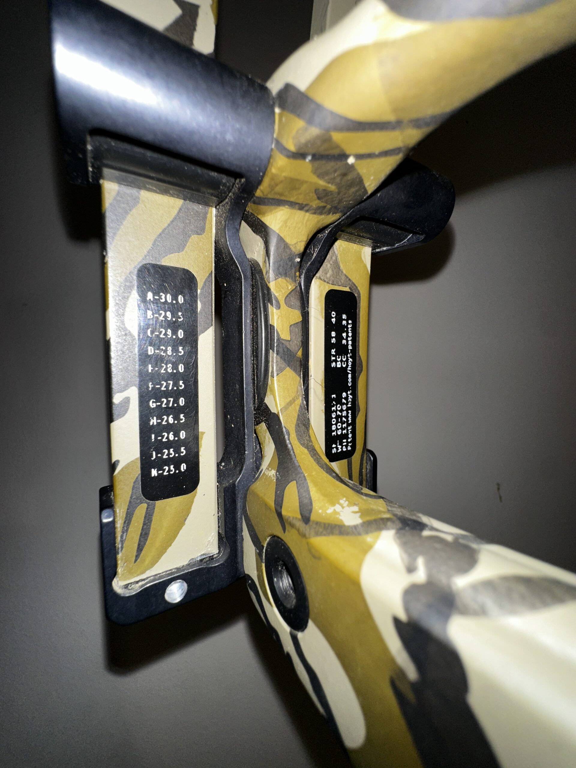 Hoyt RX8 70# 25/30” Bottomland