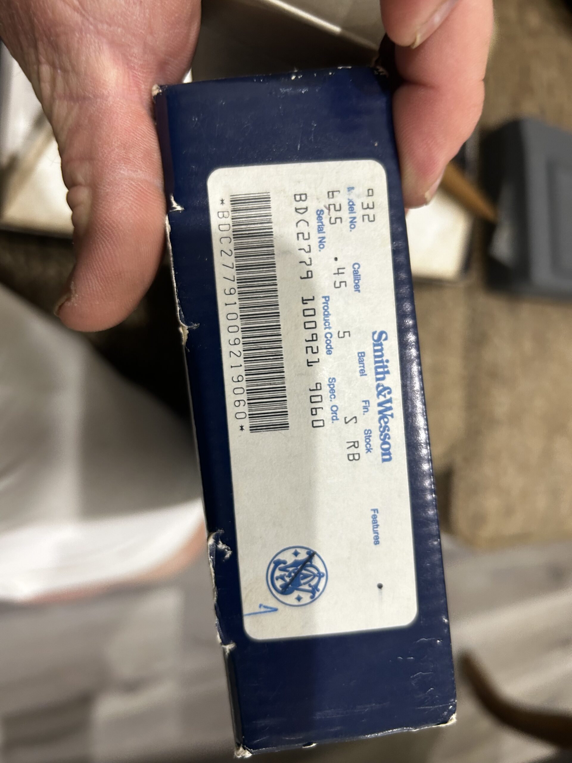 Nib Smith & Wesson 625-2 model of 1988