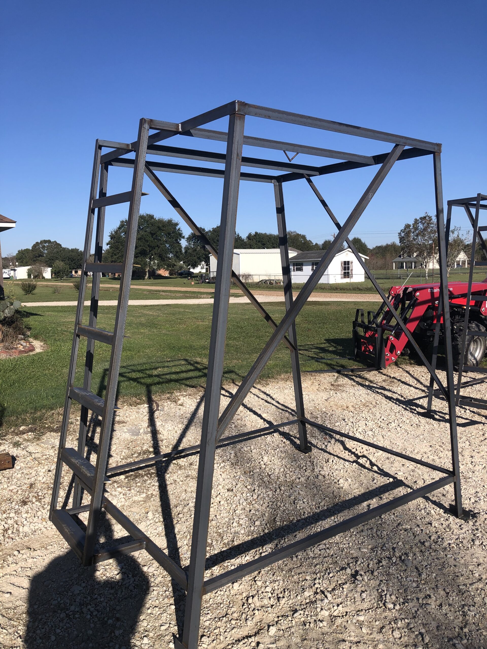 Quality all welded metal deer box frames and bases.