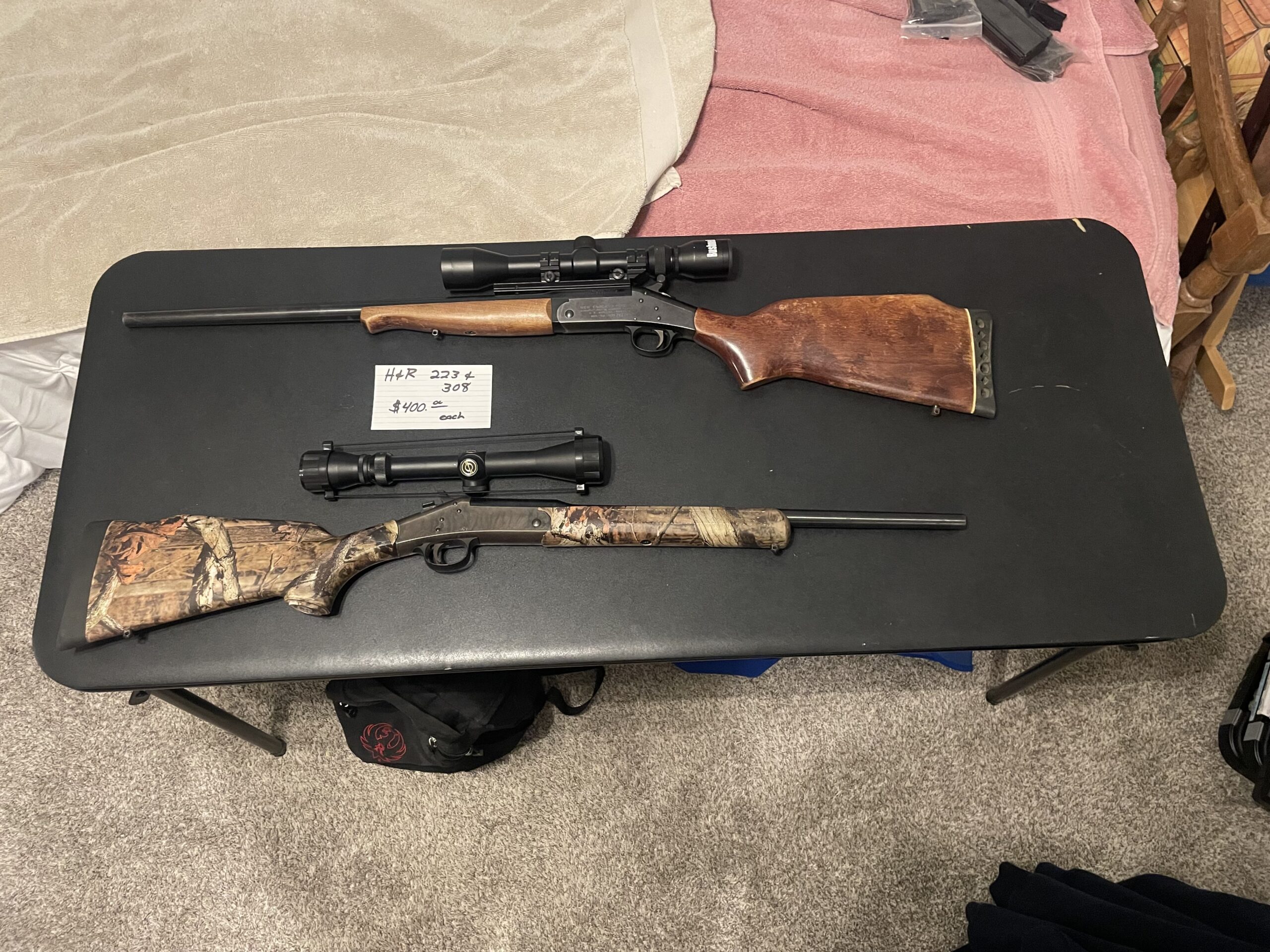 H & R Handi-rifles 308