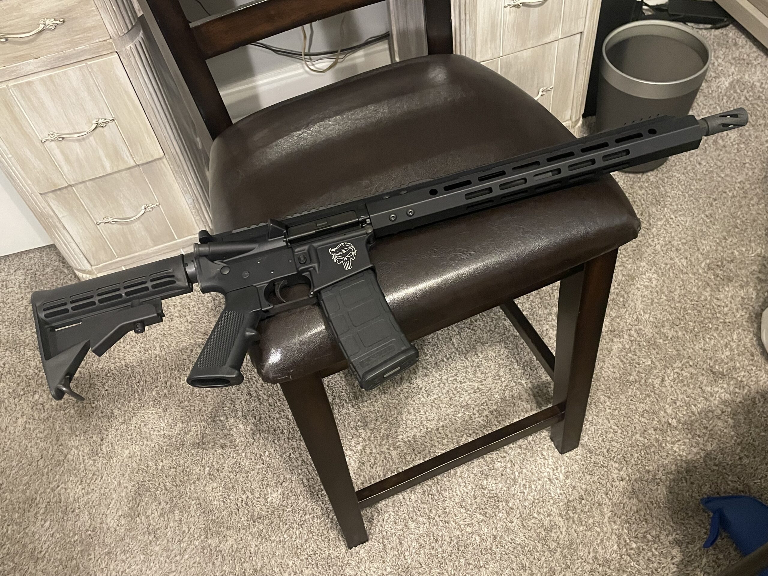 Trump Punisher AR-15 rifle